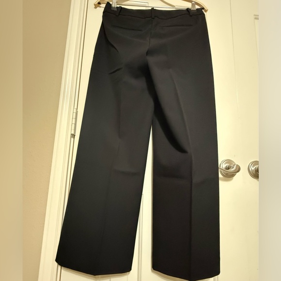 Talbots: NWT: Elegant Black Wide-Leg Women's Pants - Picture 6 of 7